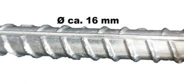 Pfostenträger U-Dollenträger mit Wulst/Sicke Weite: 121 mm